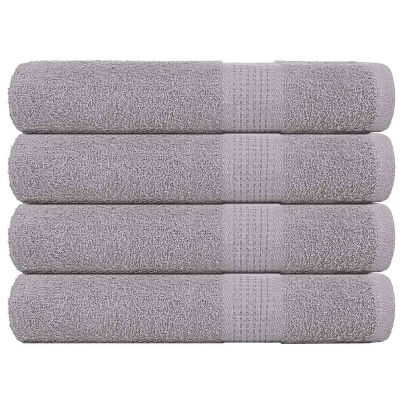 Ręczniki do sauny FROGN 4 szt. Szare 80x200 cm 360 g/m²