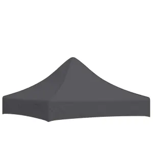 Dach do namiotu imprezowego, 2 x 2 m, antracytowy, 270 g/m²