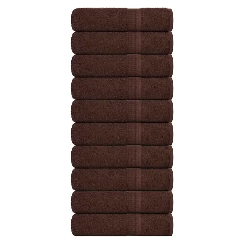 Ręczniki kąpielowe, FROGN, 10 szt., brązowe, 70x140 cm, 360 g/m²