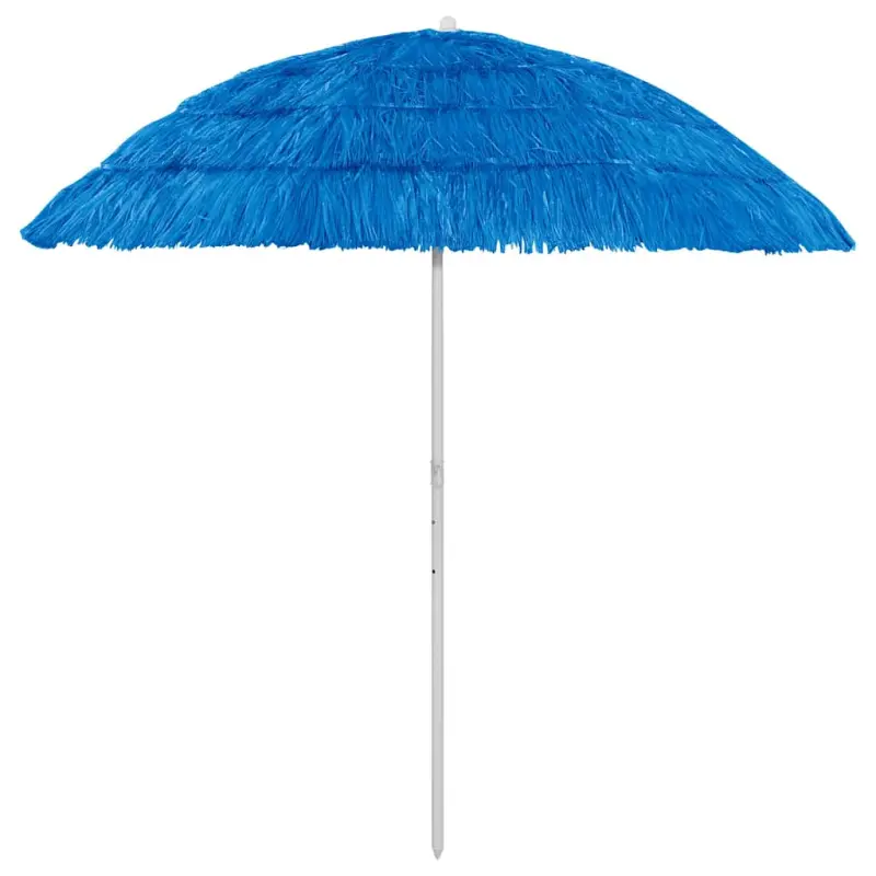 Parasol plażowy w hawajskim stylu, niebieski, 240 cm
