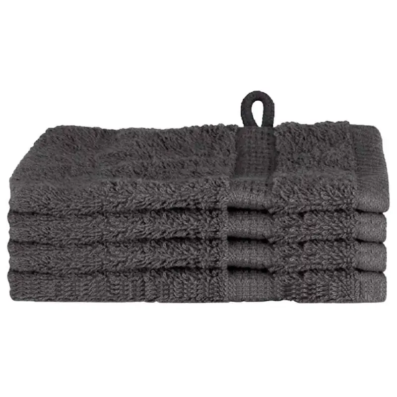 Ręcznik Gościnny SOLUND 4 szt. Antracyt 15 x 21 cm 550 gsm