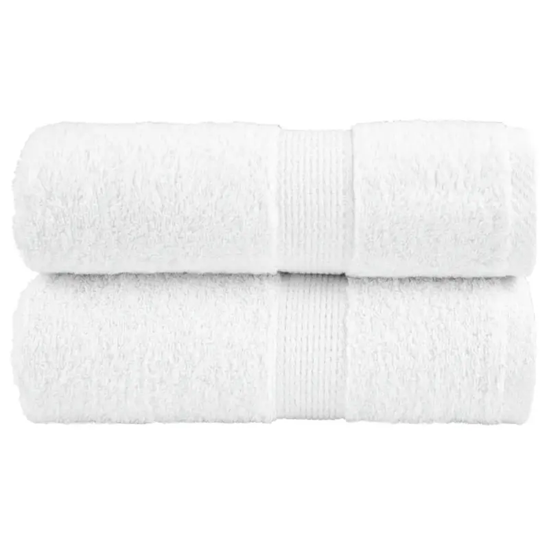 Ręczniczki premium, SOLUND, 2 szt., białe, 30x50 cm, 600 g/m²