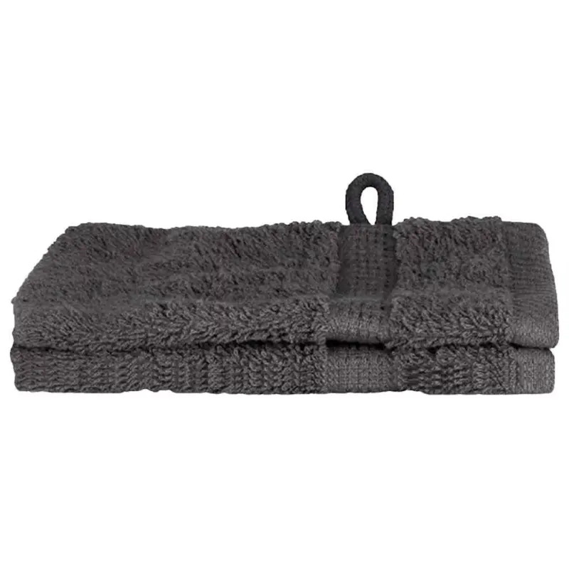 Ręcznik Gościnny SOLUND 2 szt. Antracyt 15 x 21 cm 550 gsm