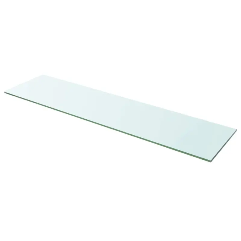 Szklany, bezbarwny panel, 100x25 cm