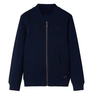 Bluza dziecięca z zapięciem na suwak, granatowa, 104