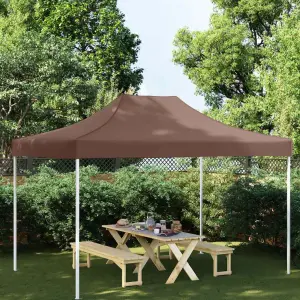 Dach do namiotu imprezowego, 4 x 3 m, brązowy, 270 g/m²