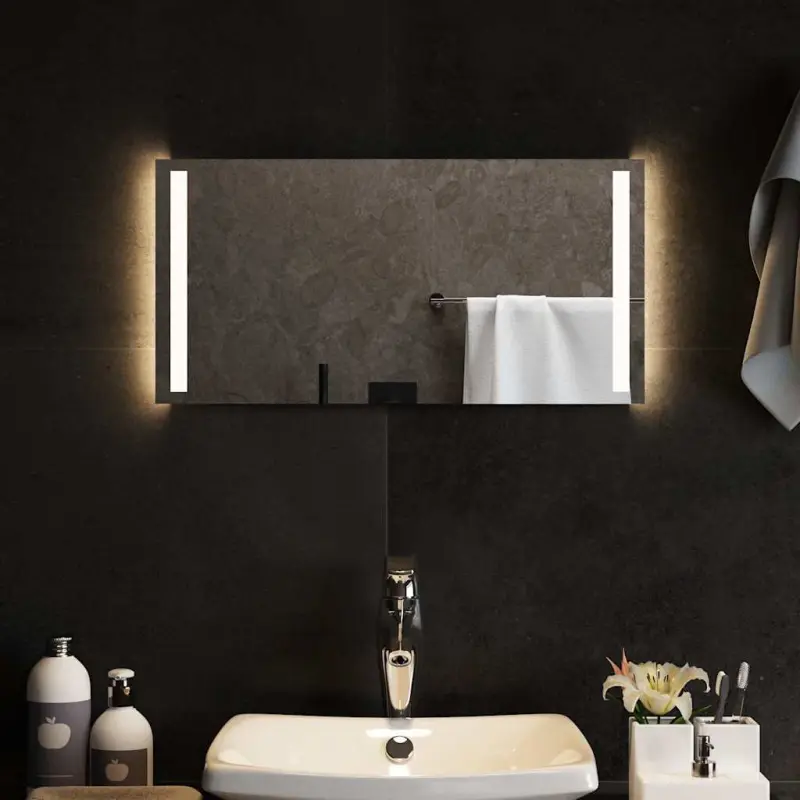 Lustro łazienkowe z LED, 60x30 cm