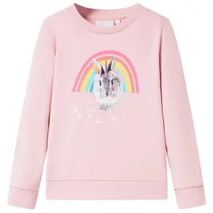 Bluza dziecięca, jasnoróżowa, 92