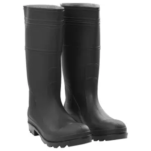 Kalosze, czarne, rozmiar 46, PVC