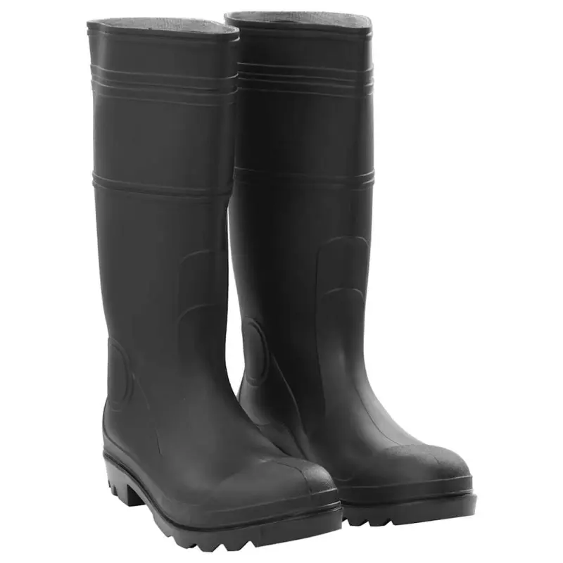 Kalosze, czarne, rozmiar 46, PVC
