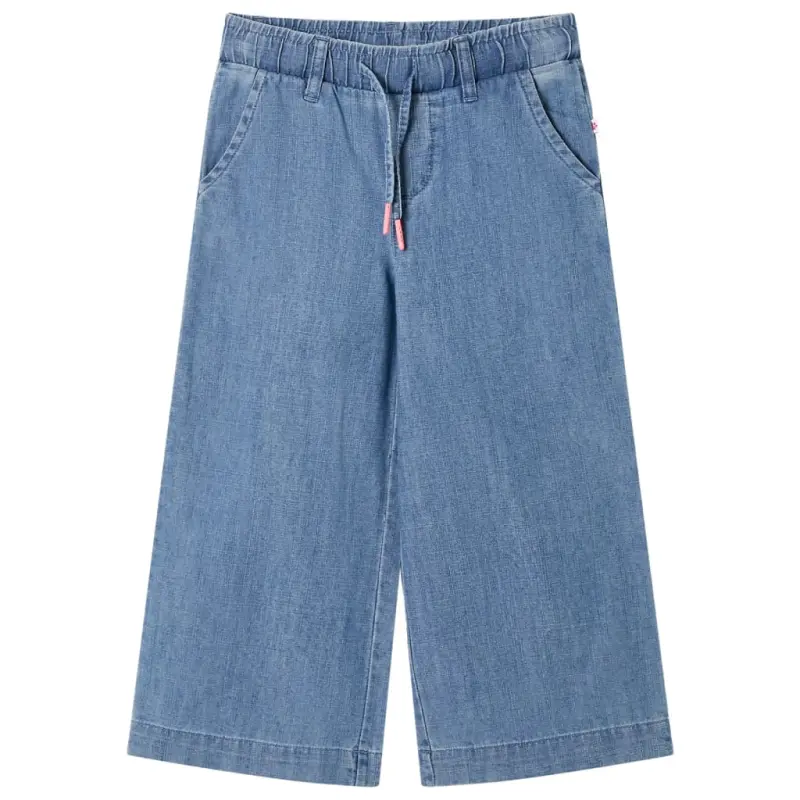 Spodnie dziecięce, niebieski denim, 92