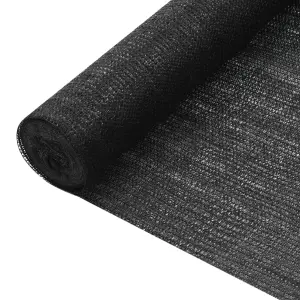 Siatka cieniująca, czarna, 2x50 m, HDPE, 75 g/m²
