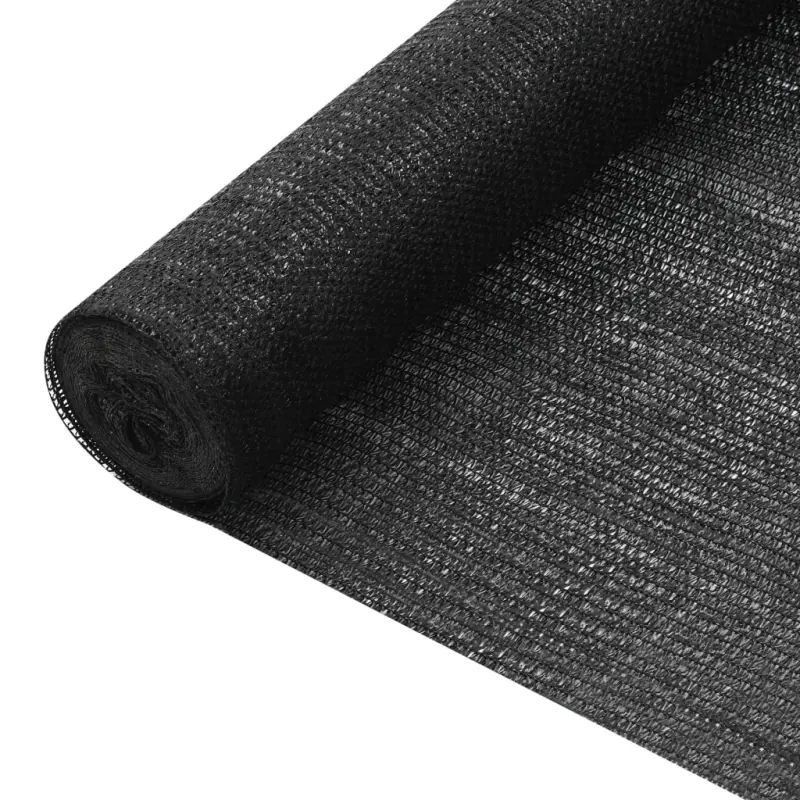 Siatka cieniująca, czarna, 2x50 m, HDPE, 75 g/m²