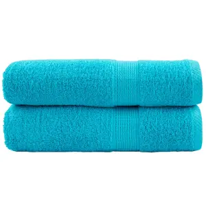 Ręczniki premium SOLUND 2 szt., turkusowe, 50x100 cm, 600 g/cm²
