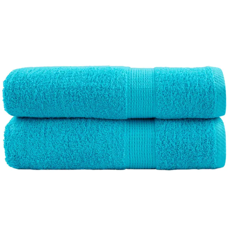 Ręczniki premium SOLUND 2 szt., turkusowe, 50x100 cm, 600 g/cm²