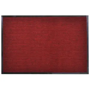 Wycieraczka, czerwona, 120x180 cm, PVC