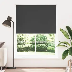 Roleta zaciemniająca 164,4x230 cm Szerokość tkaniny 160 cm czarna